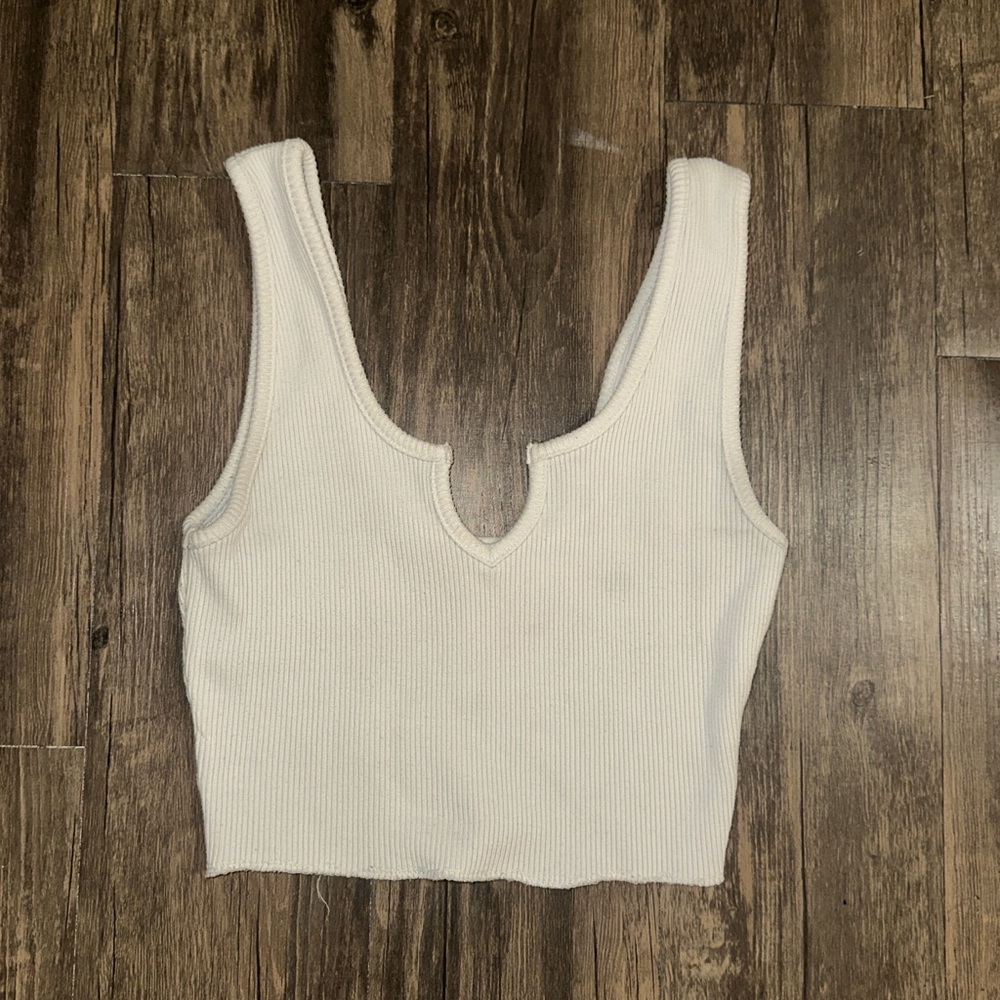 American Threads Cropped Tank